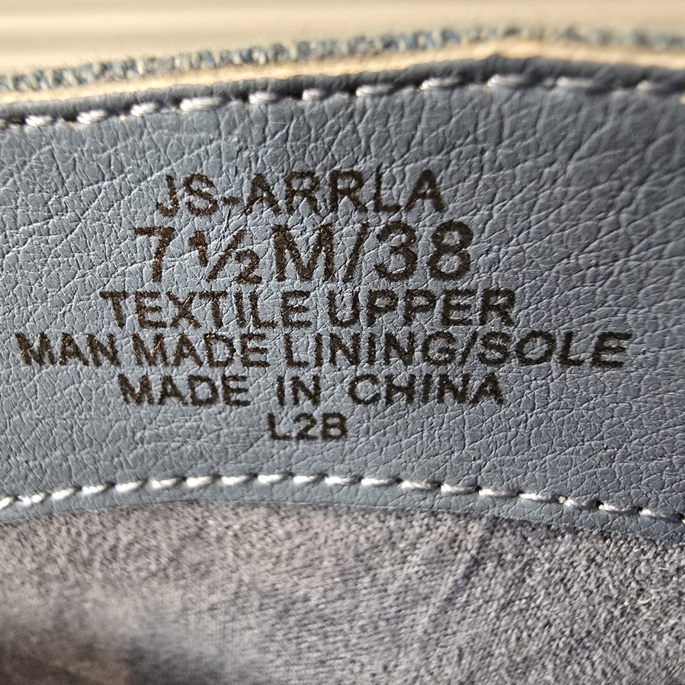 JESSICA SIMPSON MEDIUM BLUE WASH DENIM BOOTS SIZE 7 1/2 M STYLE - JS-ARRLA - Picture 5 of 12